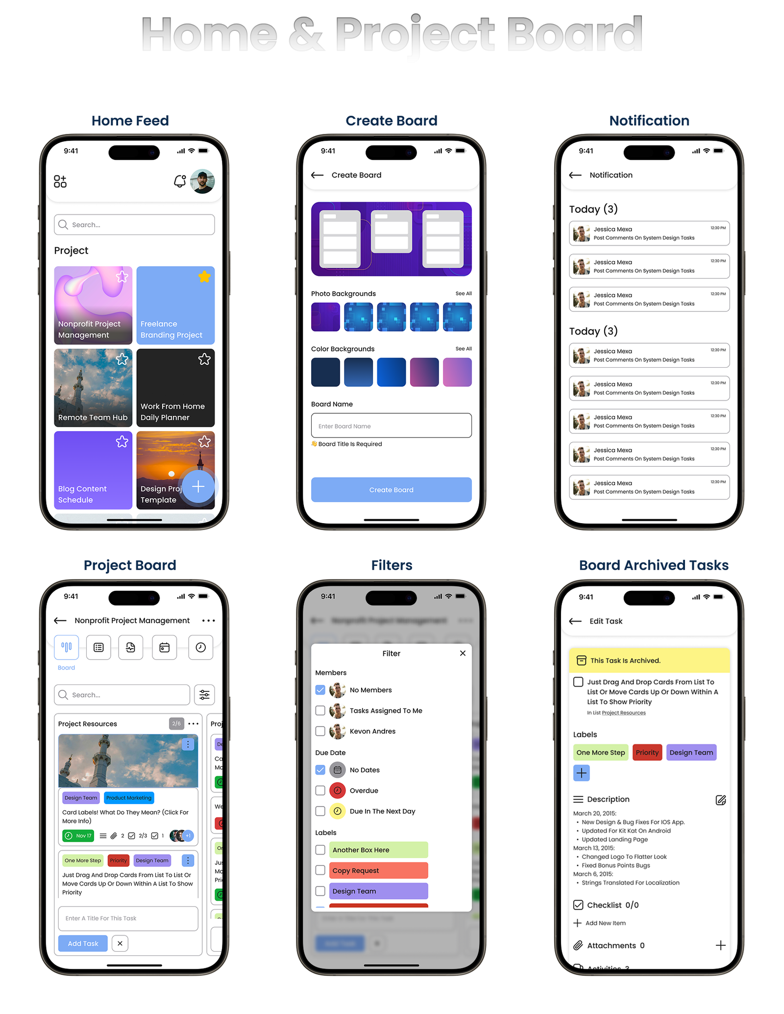 TaskFlowX – To-Do & Task Management Flutter UI Kit