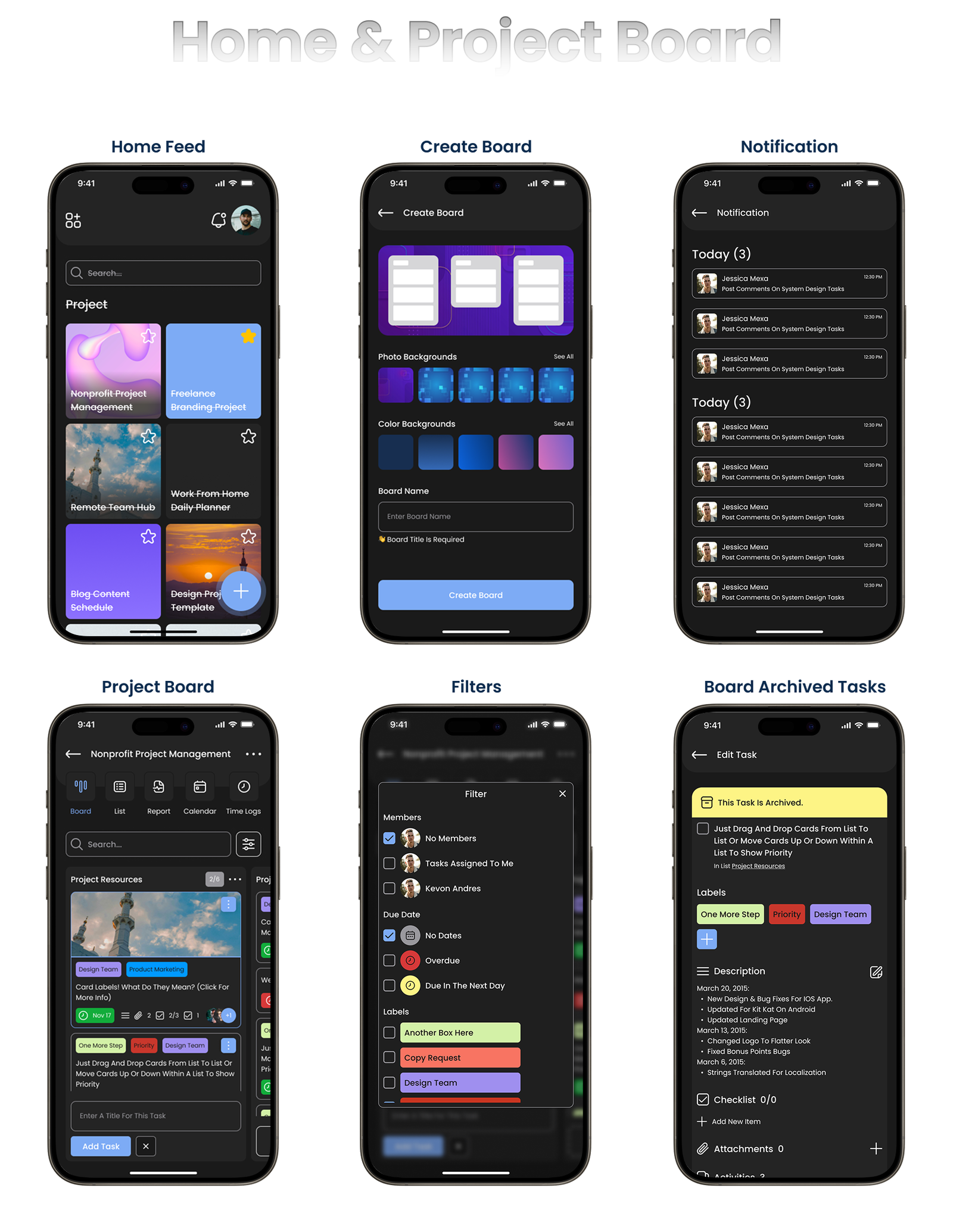 TaskFlowX – To-Do & Task Management Flutter UI Kit