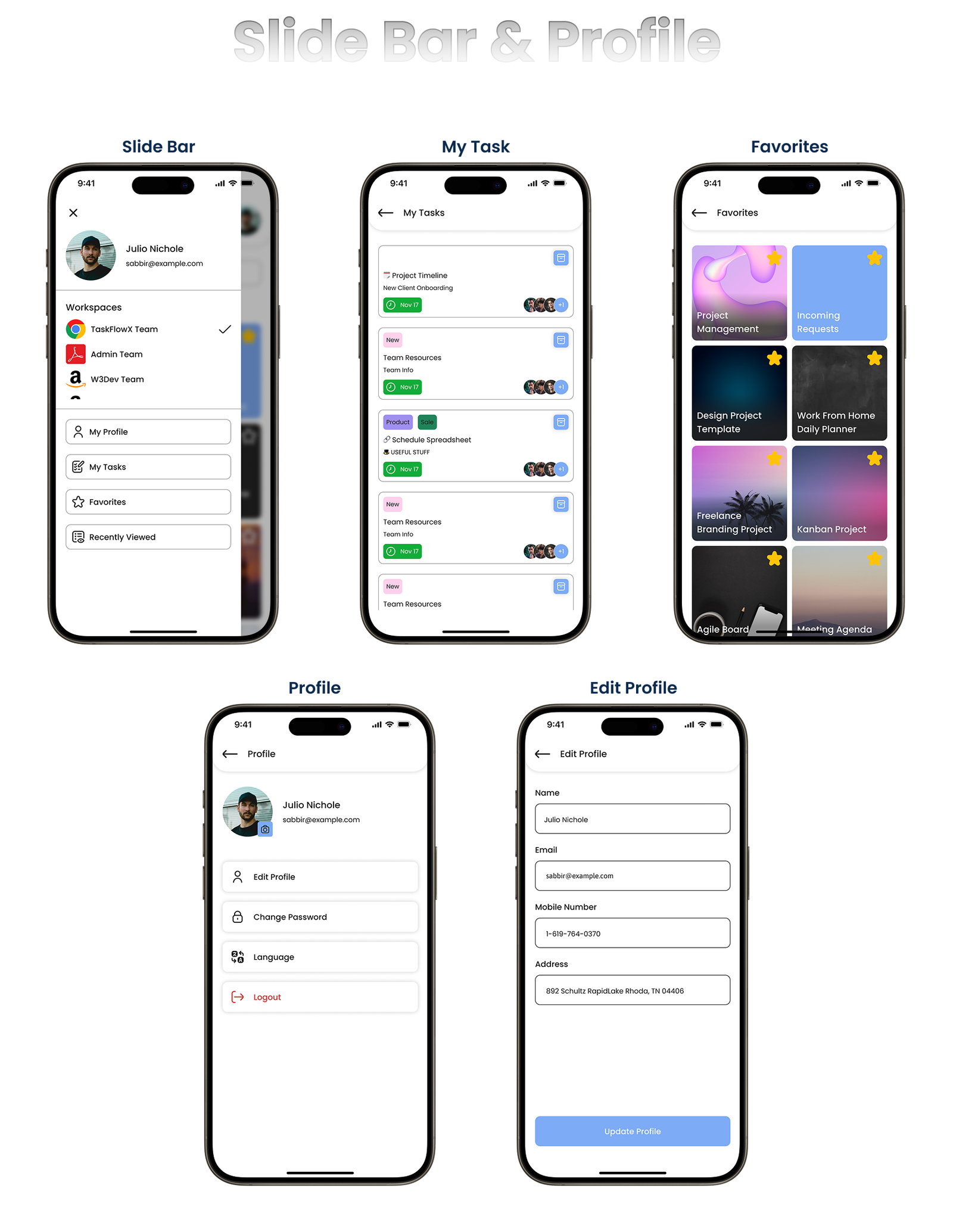 TaskFlowX – To-Do & Task Management Flutter UI Kit